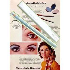 1960's Viviane Woodard Deadstock Blue Eyeliner